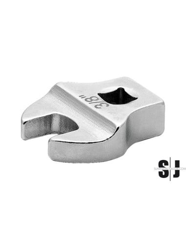 Llave Crowfoot ajustable con cuadradillo de 1/4" y 10 mm