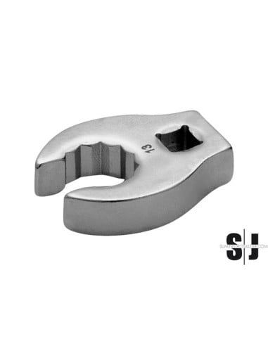 Llave Crowfoot para racores con cuadradillo de 1/4" y 9 mm