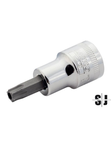 Vaso con punta y cuadradillo de 3/8" para tornillos TORX® TR27