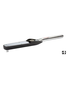 Llave dinamométrica mecánica de dial, cuadradillo fijo y mango de metal