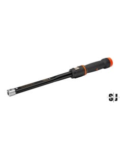 Llave dinamométrica de disparo mecánica ajustable con visor y cabeza intercambiable de conexión rectangular