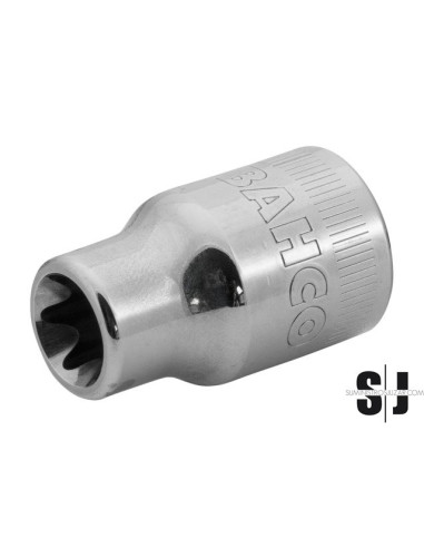 Vaso con cuadradillo de 1/2" con perfil E10 TORX®