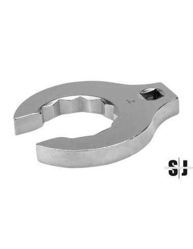 Llave Crowfoot para racores con cuadradillo de 1/2" y 28 mm