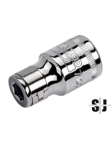 Adaptadores de cuadrado de 1/2" para punta hexagonal de 5/16", 40 mm