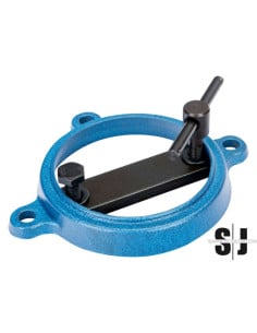 Base giratoria para tornillos de banco 6010/6072 y 834V, 125 mm