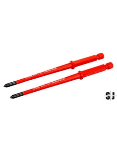 Varilla intercambiable aislada Phillips PH2 con diámetro reducido