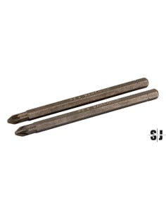 Varilla hexagonal de 1/4" ERGO™ para tornillos Pozidriv PZ2 (100 mm)