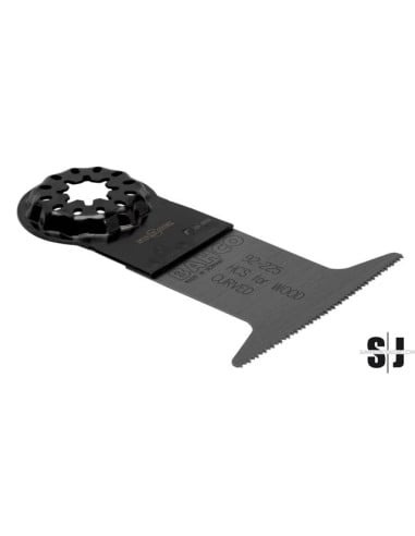 Hojas multiherramientas con forma estándar curvada para cortar madera 65 mm