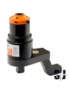 Multiplicador de par manual compacto con brazo de reacción acodado