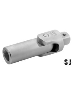 Articulación universal de cabeza articulada con cuadradillo y acabado mate de 167 mm