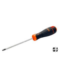 Destornillador Robertson/cuadradillo BahcoFit con mango de goma (2 x 125 mm)