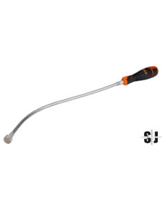 Destornillador Stecker magnético flexible BahcoFit con mango de goma (13 x 400 mm)