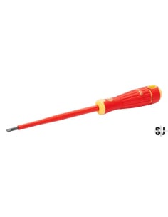Destornillador ranurado aislado VDE BahcoFit con mango multicomponente, 1,2 mm x 6,5 mm x 150 mm