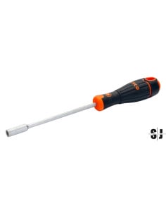 Destornillador llave de vaso con eje flexible BahcoFit con mango de goma para tornillos de cabeza hexagonal (6 x 150 mm)