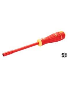 Llave de vaso aislada VDE BahcoFit con mango multicomponente, 9 mm x 125 mm