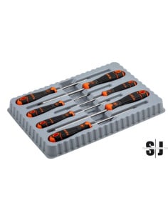 Juego de destornilladores TORX® BahcoFit con mango de goma (7 piezas)