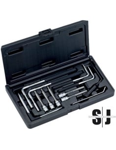 Juego herramientas universal para extracción de Air bags, 12 PZs. (VW, Audi, Mercedes,BMW, Opel, Renault...)