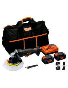 Kit de pulidoras angulares orbitales inalámbricas de 18 V con almohadilla de 5 "