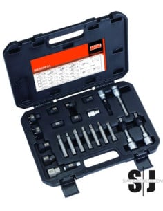 Juego extractor polea alternador. 24 piezas