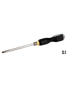 Destornillador de punta plana ranurada con tuerca hexagonal ERGO™ con agarre de goma, 1 mm x 5,5 mm x 125 mm