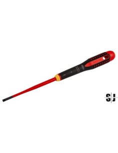 Destornillador ranurado aislado VDE Slim ERGO™ con mango de tres componentes, 0,6 mm x 3,5 mm x 100 mm