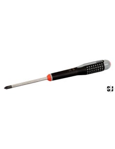 Destornillador para Phillips ERGO™ con agarre de goma, PH0 x 60 mm