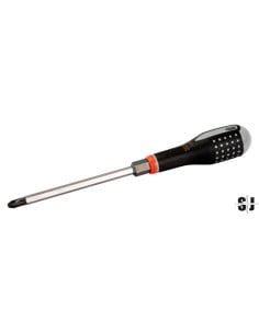Destornillador Phillips con tuerca hexagonal ERGO™ con mango de goma (PH2 x 125 mm)