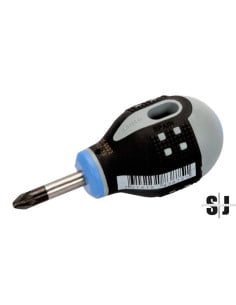 Destornillador Pozidriv ERGO™ con mango de goma Stubby (PZ1 x 25 mm)