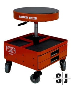 Taburete con almacenaje regulable altura 435-555mm