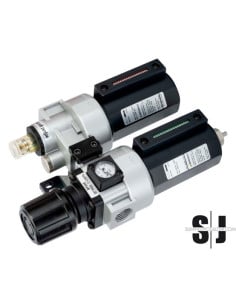 Regulador, Filtro y Lubricador de 1/2". Capacidad 200 cc
