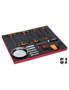 Juego de destornilladores con mango en T 3/3 Fit&Go, 54 unidades
