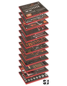 Composición de 12 foams para mantenimiento general (560 piezas)