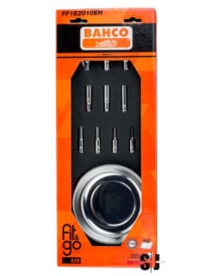 Juego de vasos serie larga de 1/4" en bandeja de foam 1/3 Fit&Go (11 piezas, blíster)