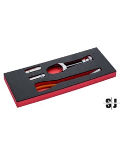 Juego de alicates y vasos para bujías en bandeja de foam 1/3 Fit&Go (4 piezas)