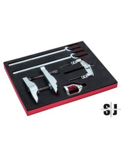 Juego de extractores universales y de rótulas en bandeja de foam 2/3 Fit&Go (5 piezas)