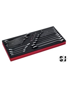 Bandeja de foam con composición de herramientas en pulgadas para nuestras cajas metálicas de las series 1483K y 1483KHD (23 piez
