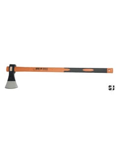 Hacha de tumba de tipo francés con mango de fibra de vidrio de 900 mm y 2,4 kg