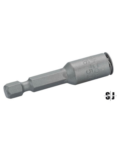 Adaptador no magnético de 1/4" para vasos de cabeza hexagonal de 3/8"