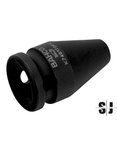 Vaso de impacto con cuadradillo de 3/8" con perfil de cabeza E10 TORX® y acabado fosfatado