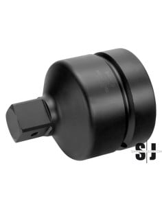 Adaptador para puntas con cuadradillo de 2-1/2" a 1-1/2" con acabado fosfatado de 162,1 mm