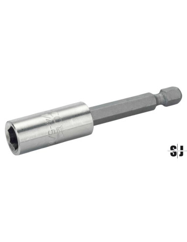 Portapuntas magnético universal de 70 mm para perfil hexagonal de 5/16" (1 unidad/soporte de plástico)