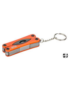 Multiherramienta plegable de aluminio 18 en 1 de 110 mm