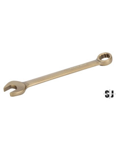 Llave combinada de 19 mm, anti-chispa de aluminio bronce (215 mm)