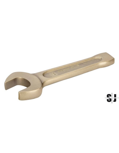 Llave de golpeo de boca fija de 88 mm, anti-chispa de aluminio bronce (445 mm)