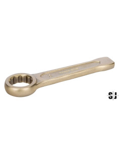 Llave estrella de golpe de 90 mm, anti-chispa de aluminio bronce (380 mm)