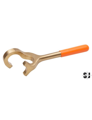 Llave para válvulas de 36 mm, anti-chispa de aluminio bronce (290 mm)