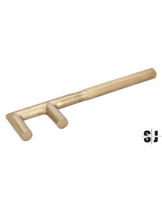 Gancho para válvulas de 35 mm, anti-chispa de aluminio bronce (250 mm)