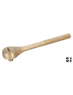 Carraca reversible de 3/4", anti-chispa de aluminio bronce (320 mm)
