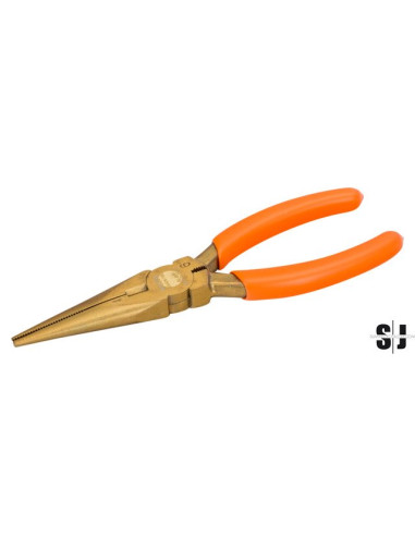 Alicates de punta larga, anti-chispa de aluminio bronce (180 mm)