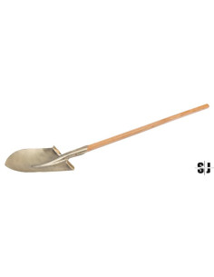 Pala de punta redonda, anti-chispa de aluminio bronce (1370 mm)